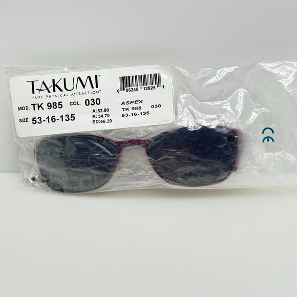 Takumi Eyeglasses Eye Glasses Frames TK 985 030 53-16-135